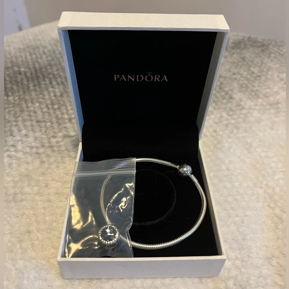 Pandora Silver Bracelet NO charm - Picture 2 of 3